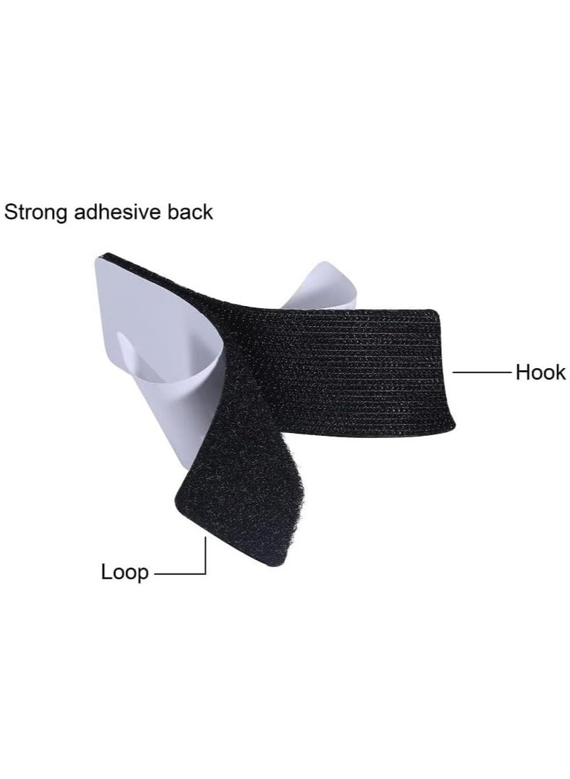 Hoasis 25-Pairs Industrial Strength Sticky Pads Heavy Duty, No More Nails Picture Hanging Strips, Hook and Loop Strip Tape, Extra Strong Double Sided Sticky Pads for Walls, Floor, Plastics, Metals - Image 3