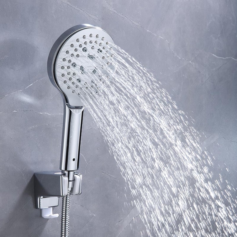 Mila India MILA Cliq Hand Shower MBHC0203CM Hand Shower with Chrome Hand Shower Multi Function RainMistMassageMixed SprayMixed Spray 120mm Hose 15 metres - Image 2