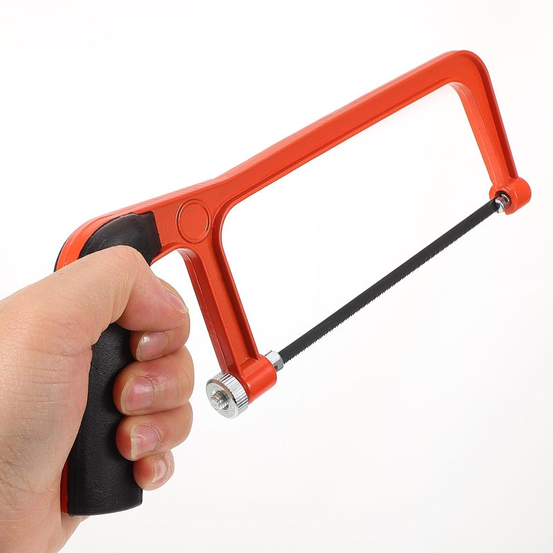 Mini Wood Hacksaw Set With 10 Blades Lightweight Hand Saw For Wood Metal Cutting Portable Bow Saw Tool - Image 5