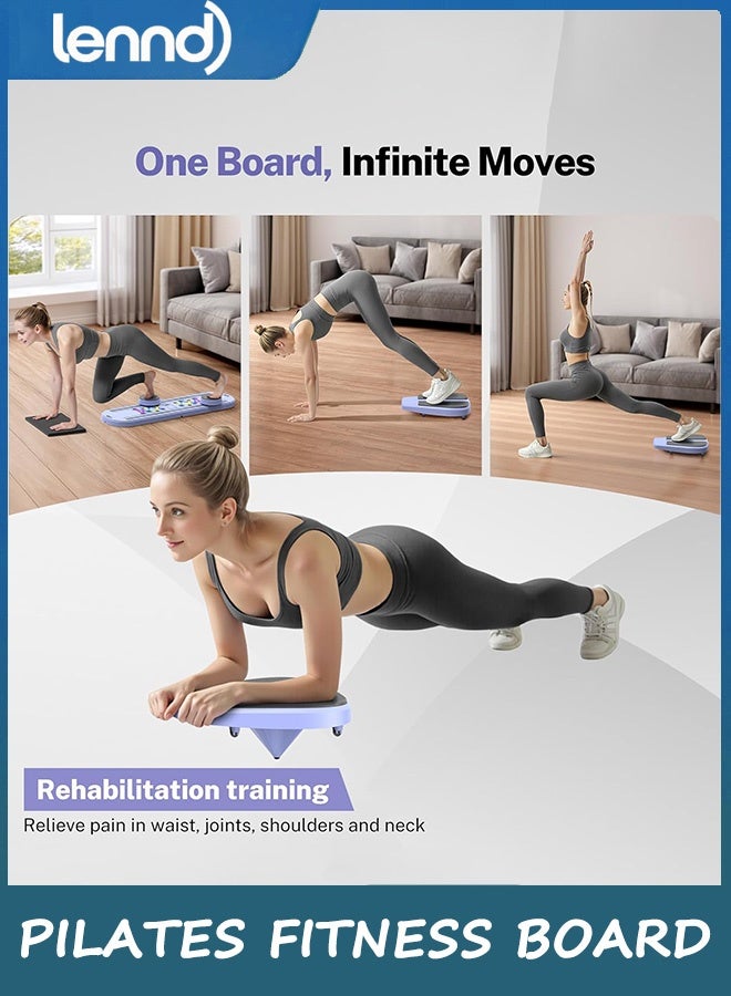 LENND Portable Pilates Reformer Machine for Home Gym - Foldable Pilates Reformer Equipment with Timer, 7-in-1 Multi-Purpose Portable Pilates Reformer，Board with Abdominal Core Trainer & Full Body Workout | Professional Pilates Equipment for Men/Women - Image 5