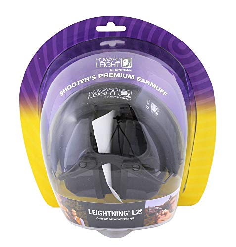 Howard Leight by Honeywell Leightning L2F Folding Slim Shooting Earmuff (R-01525) Black/Gray Large - Image 4