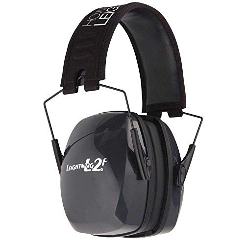 Howard Leight by Honeywell Leightning L2F Folding Slim Shooting Earmuff (R-01525) Black/Gray Large - Image 5
