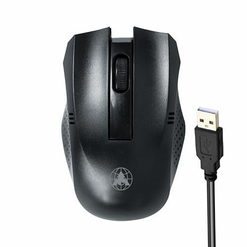 Prodot USB Plug & Play Ergonomic Wired Mouse I High Resolution 1000 DPI Optical Sensor I 5M Key Press Life & Clickable Scroll Wheel I 1 Year Warranty I Compatible with Windows, iOS, Linux - Image 1