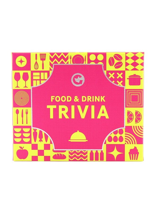 Games Food & Drink Trivia Card Game | Get Ready For The Ultimate Foodie Face-Off And Test Your Culinary Knowledge With Our Gastronomic Quiz | Great For Parties | 2+ Players | Ages 14+