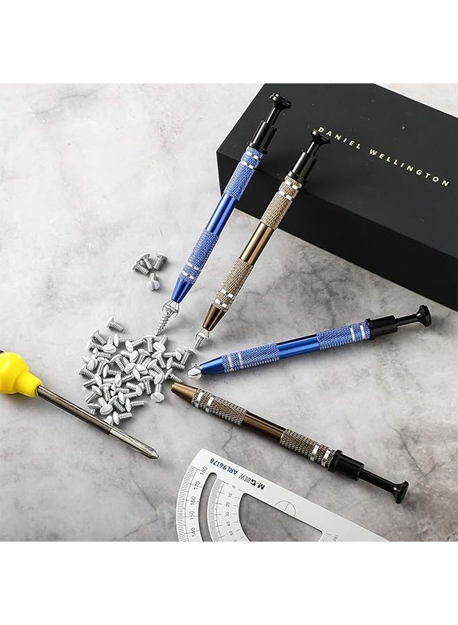 Photon 2 Pcs 4 Claw Pick up Tool, 4 Claw Pick up Tool Piercing Ball Grabber 4 Prongs Jeweler's Pickup Holder Grabber Claw for Ic Chips Electronic Component Nail Clamping Gem - Image 5