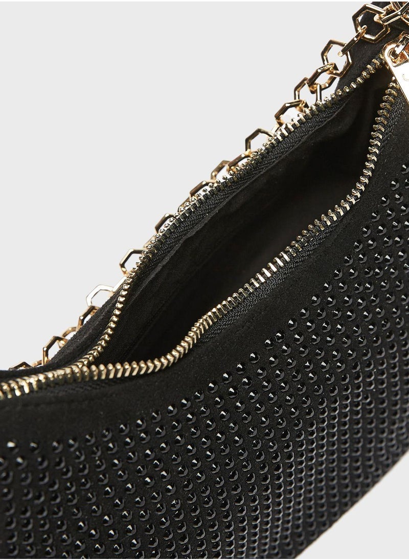 shoexpress - Embellished Shoulder Bag - Image 1