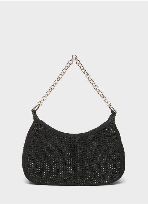 Embellished Shoulder Bag