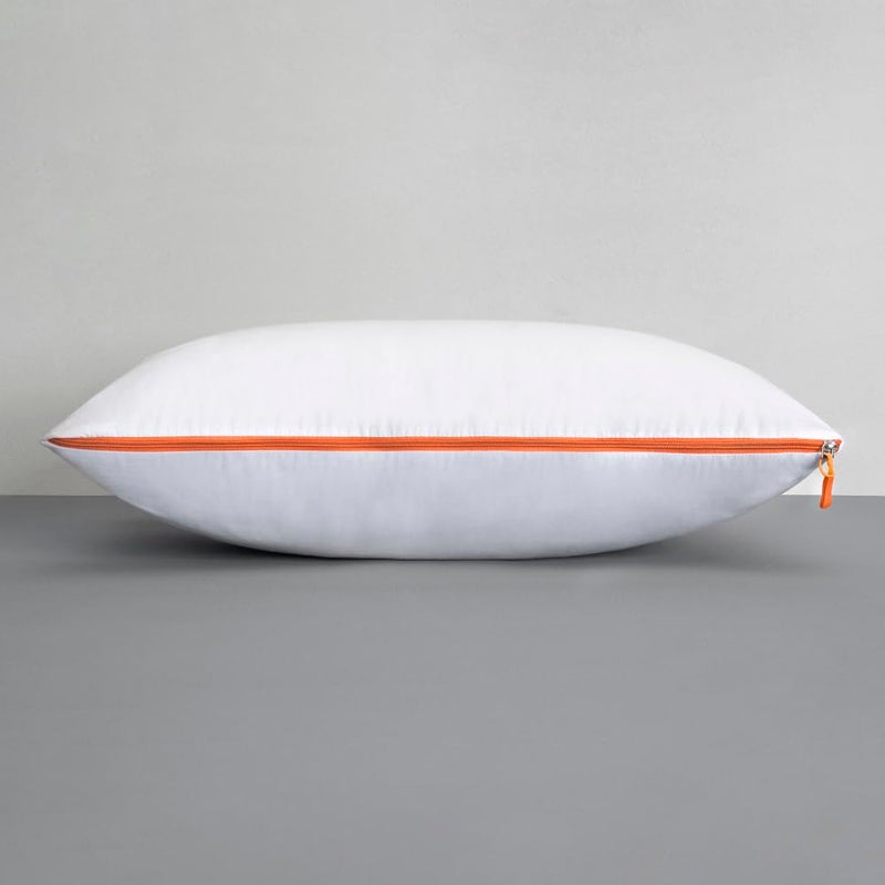 Sleepyhead Sleepyhead Microfiber Pillow with Height & Firmness Adjustable Zipper (White, 27x17 inches, Pack of 1) - Image 3