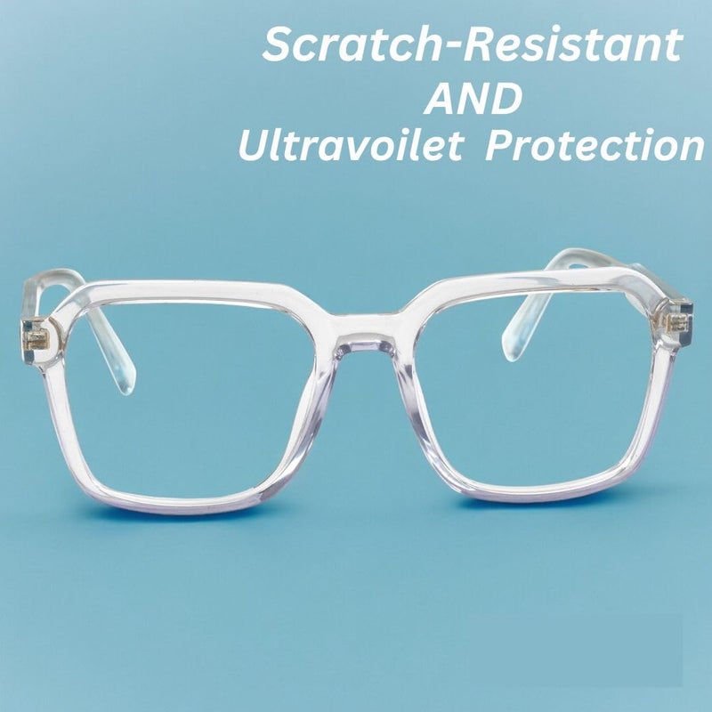 RedEx Trendy Full Rim Oversized Eye Glasses For unisex - Image 4