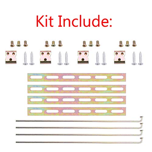 ESUPPORT Black Car Plastic Universal Heavy Duty Power Door Lock Actuator 2 Wire 12V Pack of 4 - Image 3