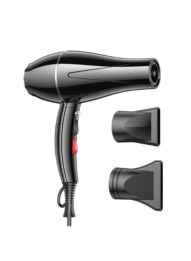 هوكو مجفف شعر Hoco HP12  - بقدرة 1450 واط – محرك عالي السرعة 36000RPM – تصميم انسيابي مع 6 مستويات حرارة وحماية مزدوجة – لون أسود - Image 3