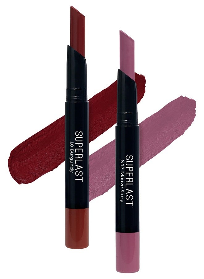 ME-ON Superlast Lipstick (Shade 10,17) Matte Finish - Image 1
