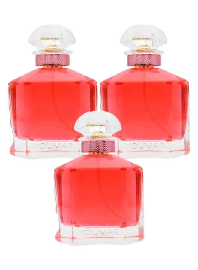 YOUMAR 3 Pieces Youmar Number 070102 Perfume 100ML - Image 2