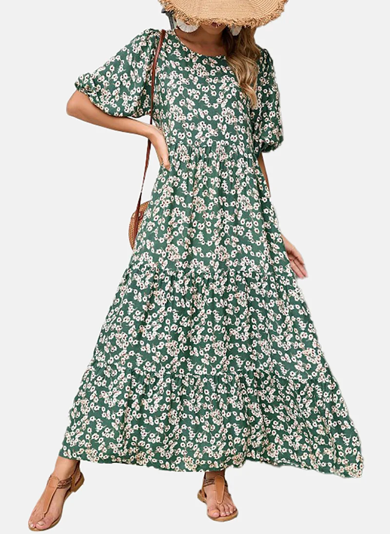 YUNIQEE Women Floral Print Maxi Dress