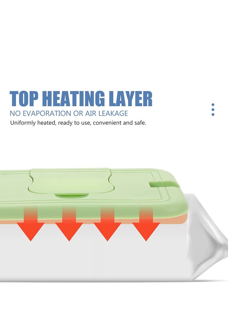 Y&D Baby Wipes Heater Wipe Warmer for Babies Comfort and Dispenser USB Wet Portable Diaper Temperature Control Green  - Image 4