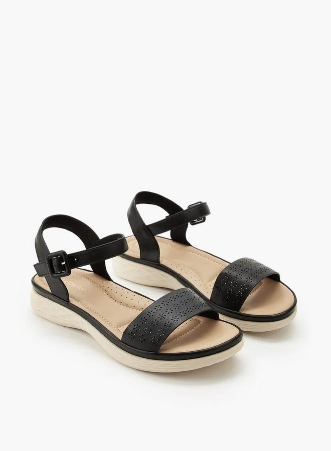 Le Confort Women Perforated Detail Sandals