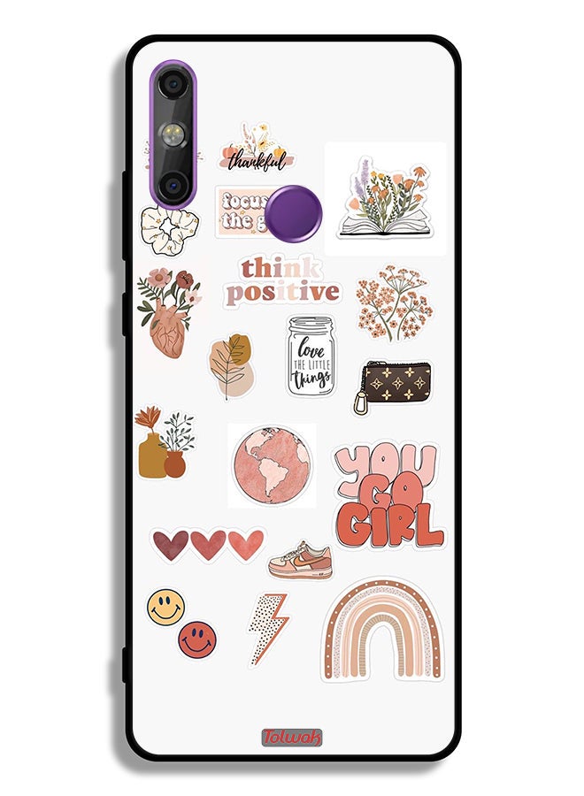 Tolwak Huawei Enjoy 20e Protective Case Cover You Go Girl - Image 2