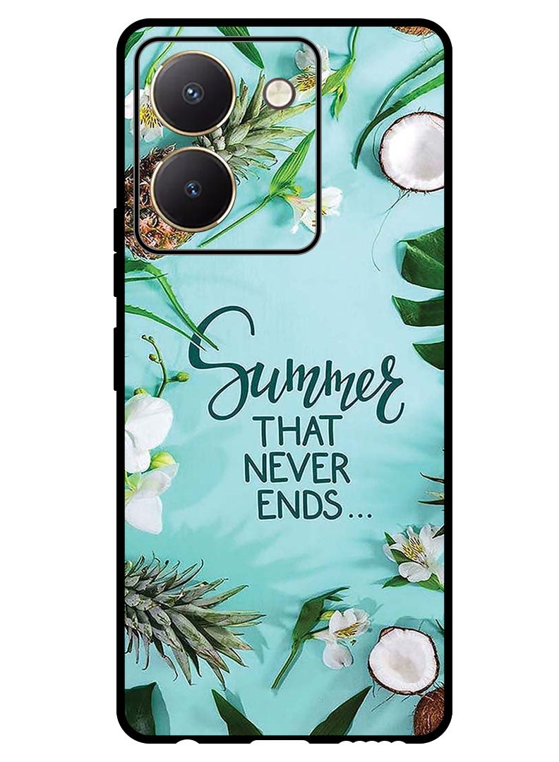 Theodor Protective Case Anti Scratch Shock Proof Bumper Cover For Vivo Y27s Summer That Never Ends - Image 1