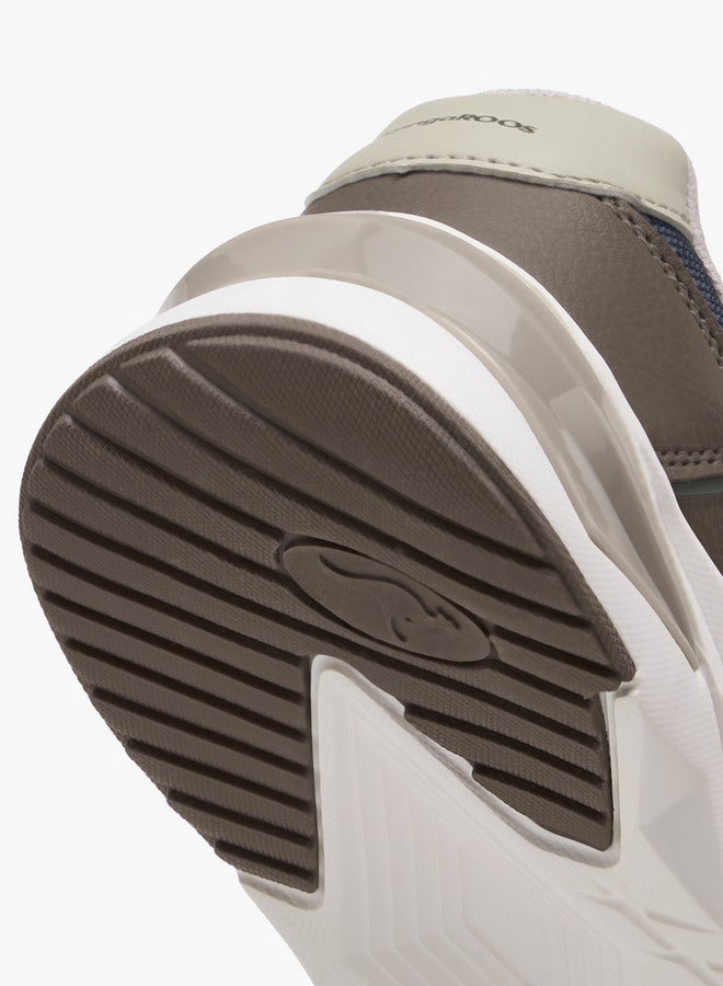 kangaROOS Boys' Panelled Sports Shoes with Hook and Loop Closure  - Image 5