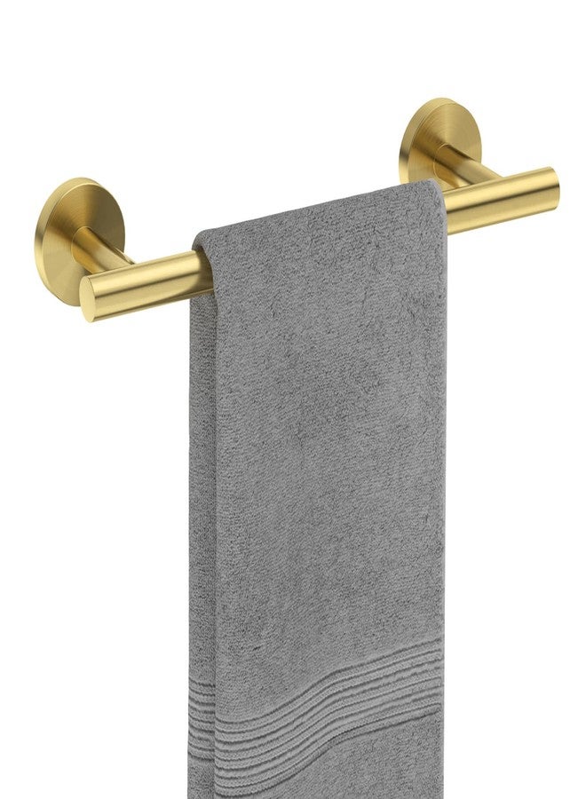 USHOWER Brushed Gold Hand Towel Bar, 9-Inch Towel Racks for Bathroom Wall-Mounted, SUS304 Stainless Steel Towel Rod (Total Length 11-Inch) - Image 1