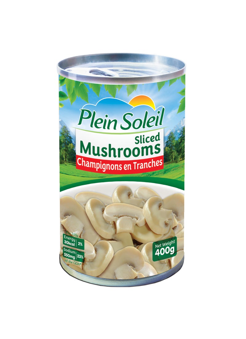 Plein Soleil Canned Sliced Mushrooms 400g - Image 1