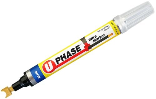 U-Mark U-Phase® Wire Marker Blue (Pack of 4) 10702PPM - Image 5