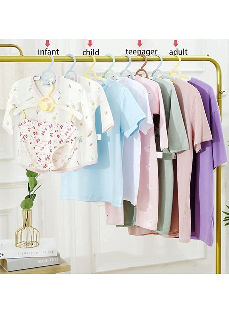 Scrolls 60 Pieces-Baby Clothes Hangers Nonslip Children Coat Hangers Plastic Nursery Hangers With Notched Shoulder For Babies Toddlers Kids Clothes Hanger,suit hanger - Image 4