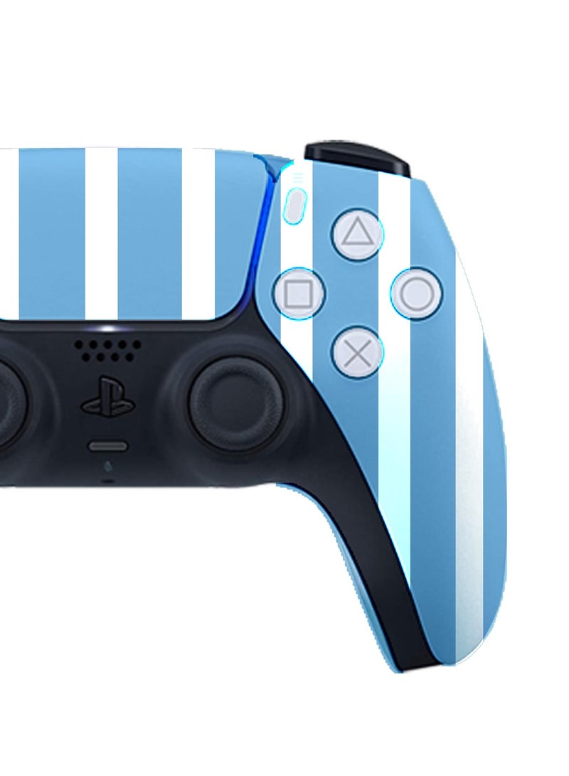 CRAFT by MERLIN PAINTED PLAY STATION 5 DUAL SENSE WIRELESS CONTROLLER ARGENTINA COLORS - Image 3