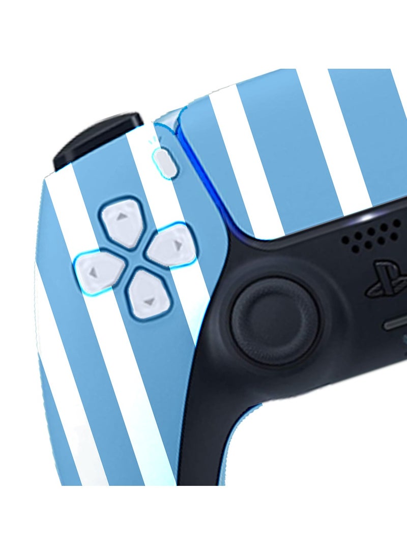 CRAFT by MERLIN PAINTED PLAY STATION 5 DUAL SENSE WIRELESS CONTROLLER ARGENTINA COLORS - Image 5