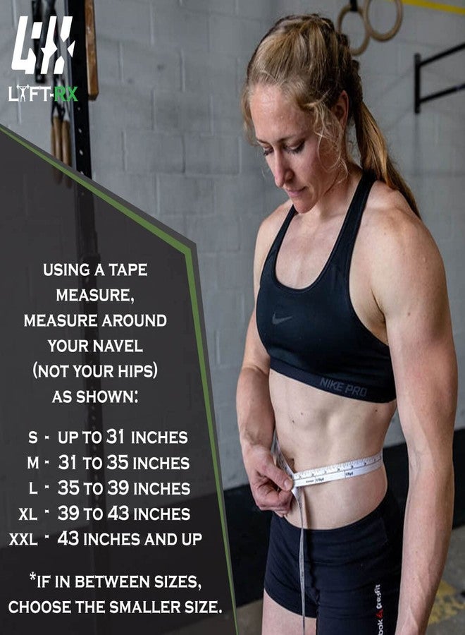 LYFT-RX Weightlifting Belt for Squats, Deadlift, Powerlifting, Olympic Weight Lift, Cross Train, Gym, Workout, 4-inch Wide Fit Nylon Belt, Men/Women, OD GREEN - SMALL - Image 5