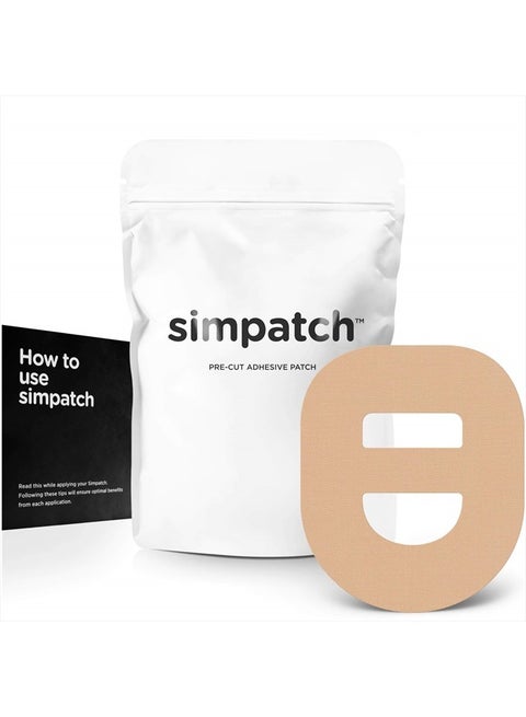 Adhesive Patch for Omnipod with Strap - Pack of 25 (Tan)