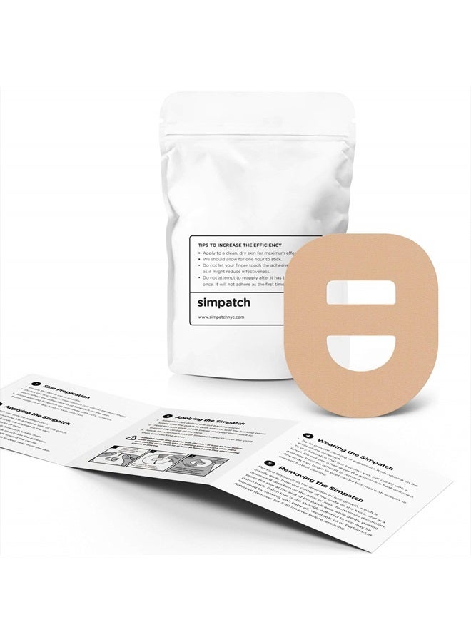 Adhesive Patch for Omnipod with Strap - Pack of 25 (Tan)