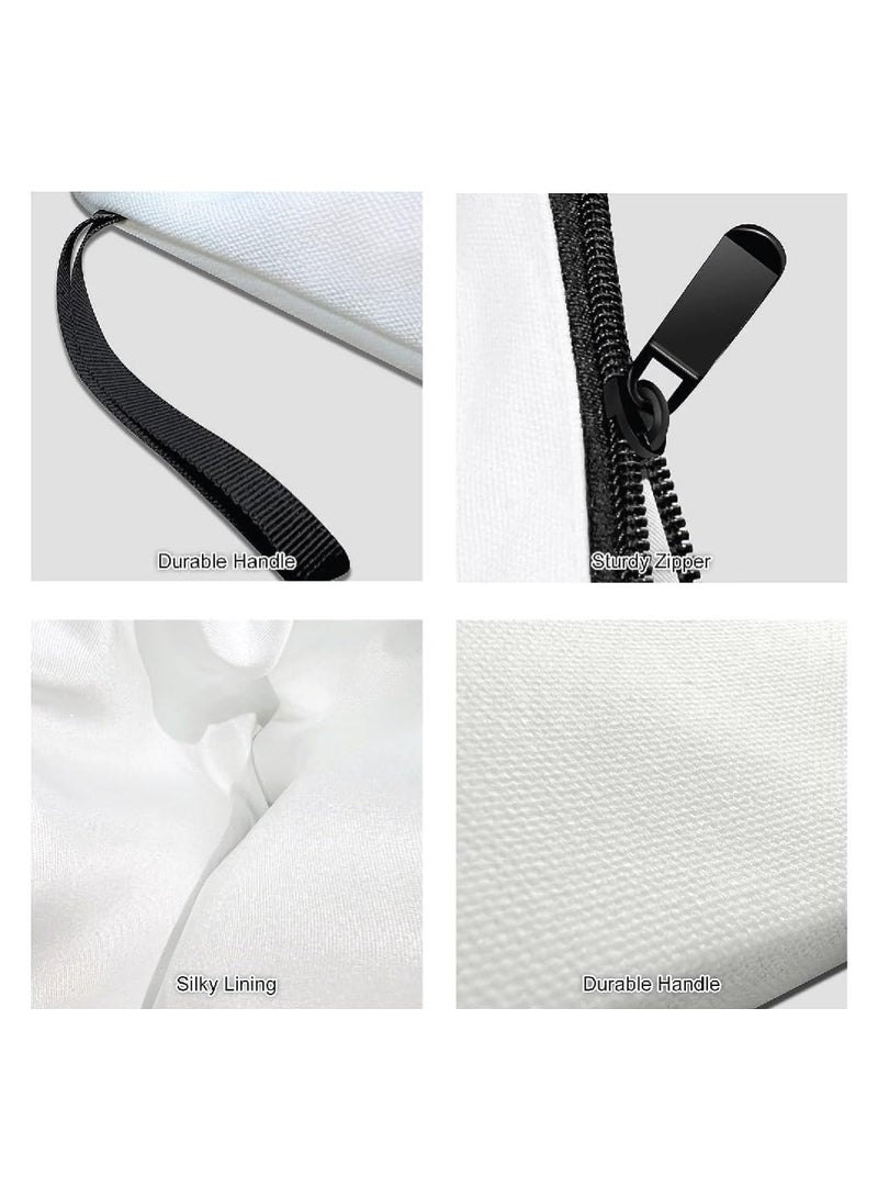 برينت شوب فور مي حقيبة مستحضرات التجميل اليابانية - منظم مكياج قابل لإعادة الاستخدام وصديق للبيئة - مثالية للسفر والاستخدام اليومي والناجين - حقيبة مكياج مثالية بتصميم مطبوع للنساء - Image 4