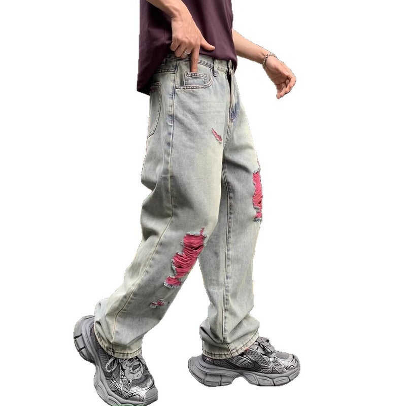Unisex Casual Daily Denim Jeans - Image 5