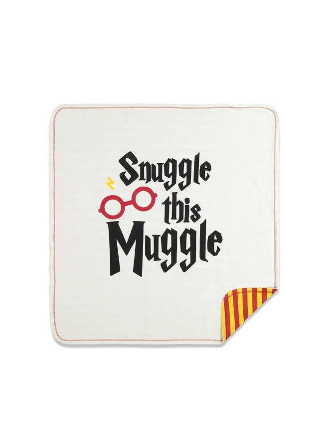 Harry Potter Newborn Baby Boy or Girl Zip Up Sleep N' Play, Bib, Blanket and Burp Cloth 4 Piece Outfit Set 0-6 Months - Image 3