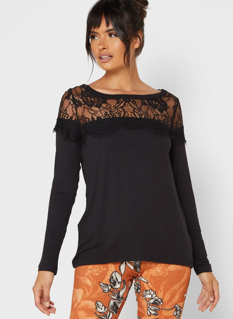 Penyemood Printed Top & Pyjama Set