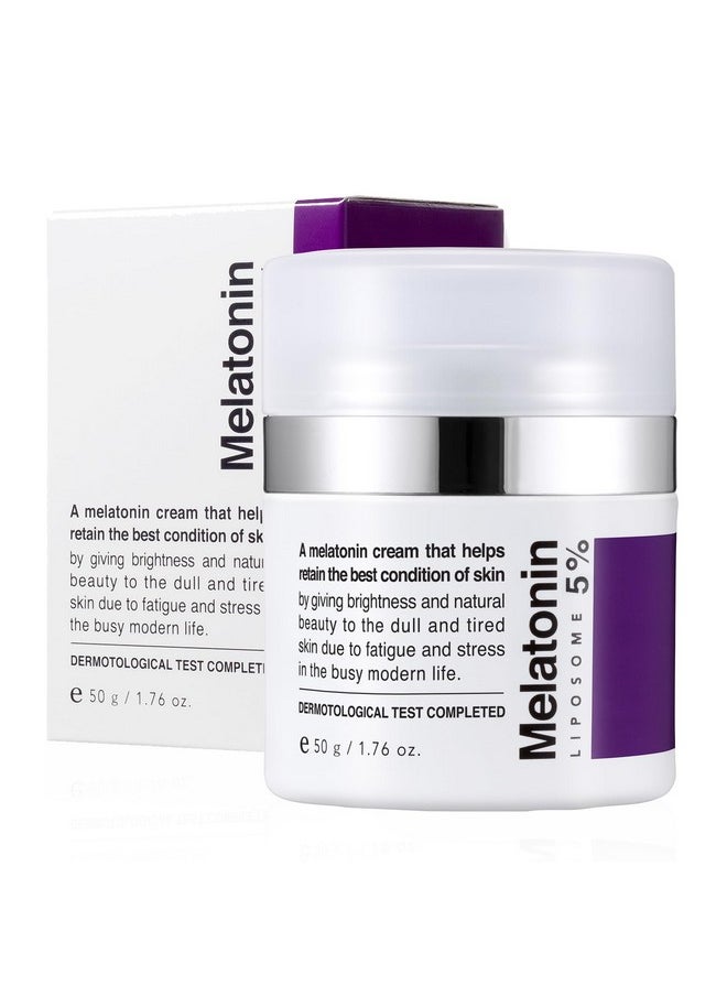maxclinic MAXCLINIC Time Return Melatonin Cream | Face Hydrating Cream & Face Moisturizer for Dry Skin | Relaxing Face Cream for Women & Men | Melatonin Face Cream for Resilient Skin, 1.76 oz  - Image 1