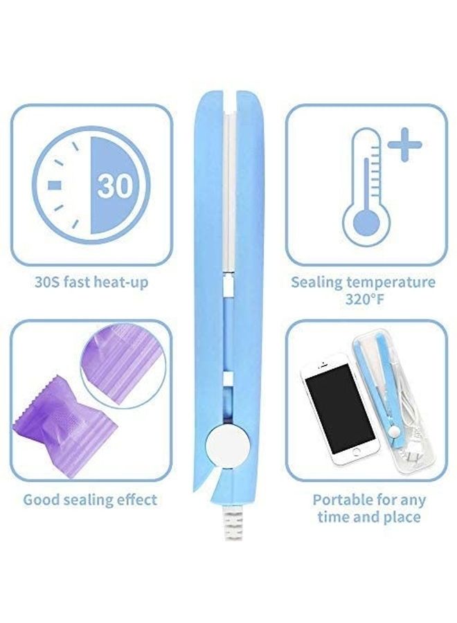نيبمينينت جهاز محمول لإغلاق أكياس الطعام بالحرارة أزرق/ أبيض - Image 3