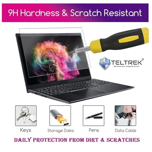 TELTREK ScreenGuard Compatible With Laptops With 14.0" Inch Diagonal With 16:9 Resolution, HP Pavilion 14, 14S, Aspire- Lenovo-Ideapad 14, ThinkPad-ThinkBook-Vivobook-Dell MSI Size : 310 mm X 175 mm - Image 3