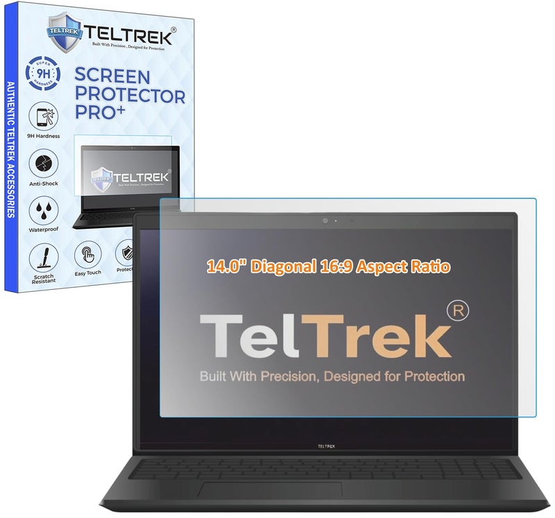 TELTREK ScreenGuard Compatible With Laptops With 14.0" Inch Diagonal With 16:9 Resolution, HP Pavilion 14, 14S, Aspire- Lenovo-Ideapad 14, ThinkPad-ThinkBook-Vivobook-Dell MSI Size : 310 mm X 175 mm - Image 1