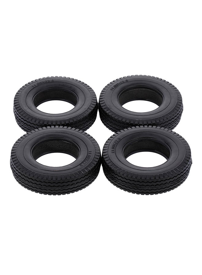 4-Piece Trailer Car Rubber Tires Set - Image 1
