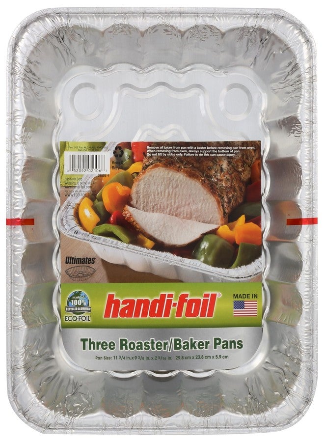 Handi-Foil HANDI FOIL Pan Ultra Roaster Baker, 3 CT