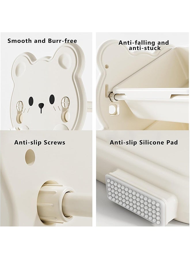 بيوينتي لعبة كبيرة للأطفال لعبة مربع قابلة للإزالة مربع سيارة لعبة للأطفال لعبة مربع رف غرفة ألعاب للأطفال لعبة مربع رف ( أبيض - ب ) - Image 4