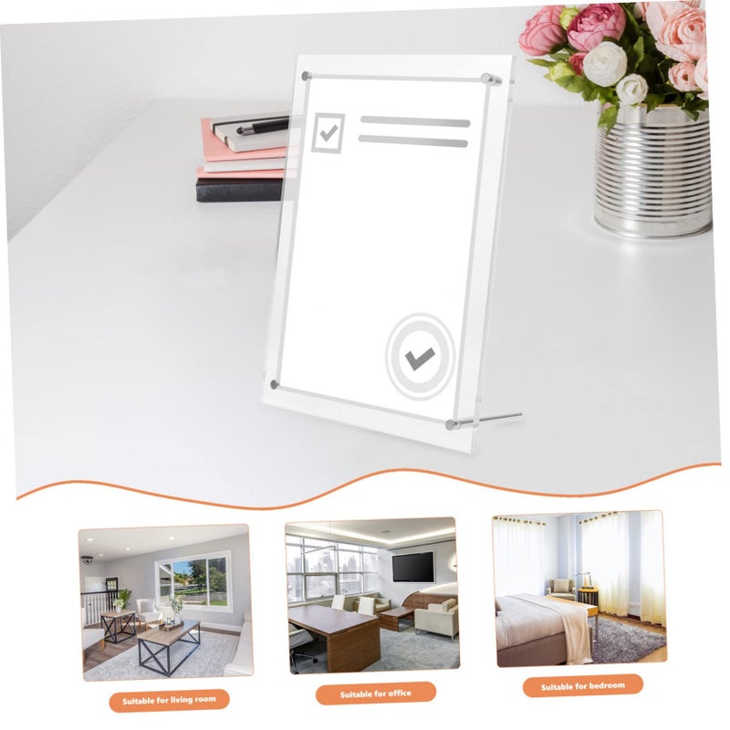 Acrylic Photo Display Board Floating Frame Boho Picture Frames Modern Wall Decor 24.1X18.1X7.5CM - Image 5