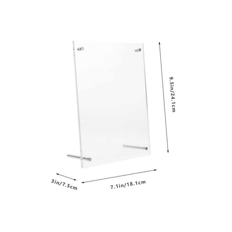 Acrylic Photo Display Board Floating Frame Boho Picture Frames Modern Wall Decor 24.1X18.1X7.5CM - Image 3