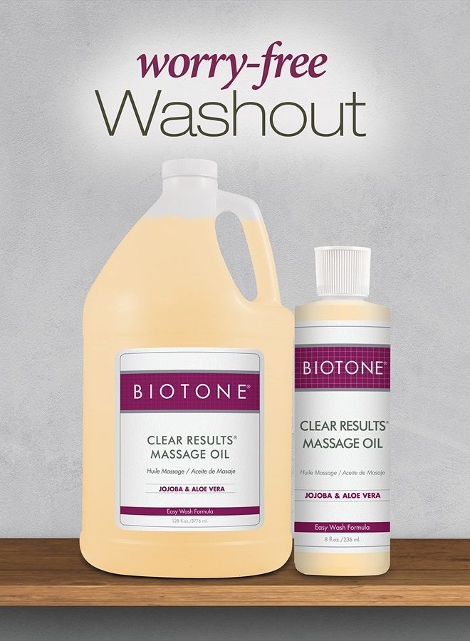 Biotone زيت المساج نتائج واضحة، 8 أونصة - Image 3