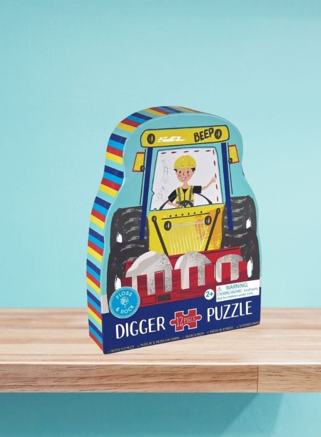 Floss & Rock Multicolour Digger Puzzle Educational Fun - Image 1
