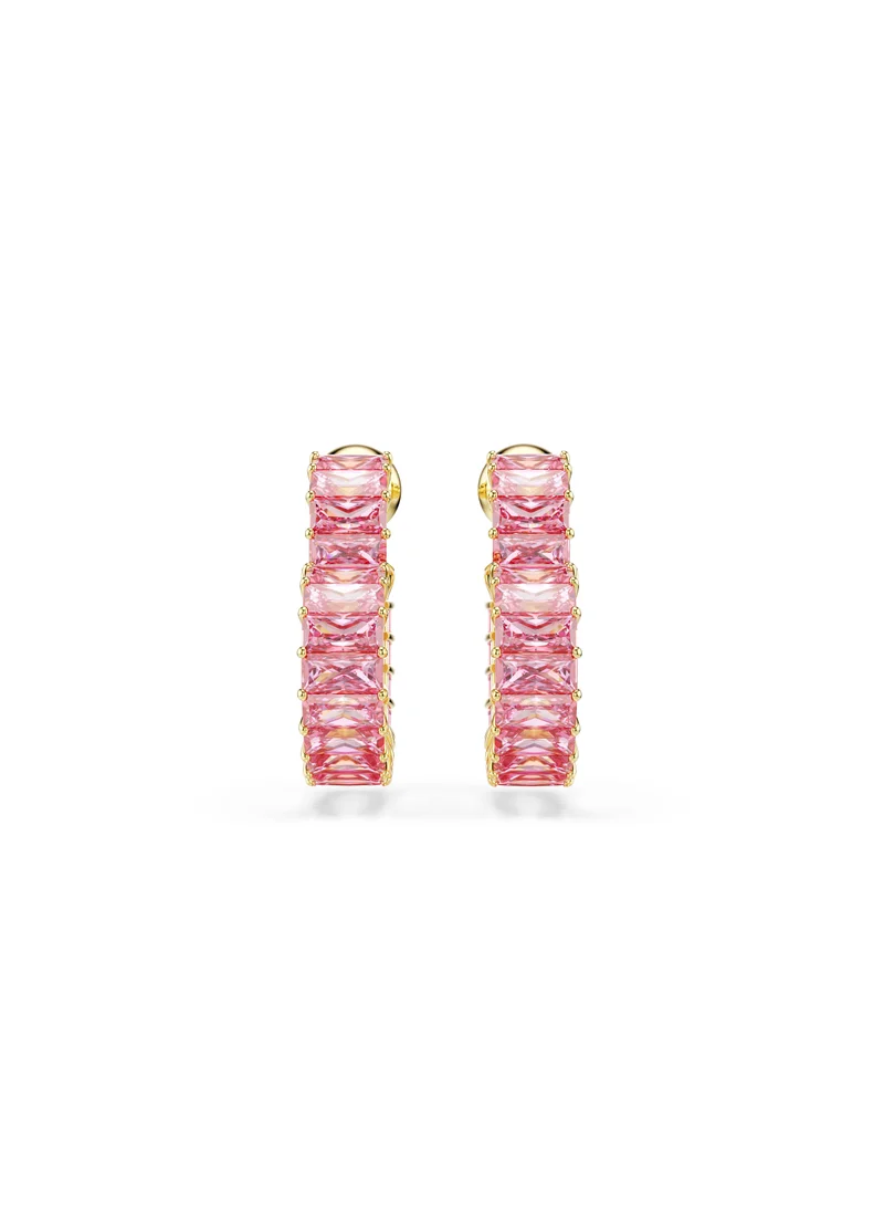 SWAROVSKI Matrix:Pe Hoop Hrt Hoop Earrings