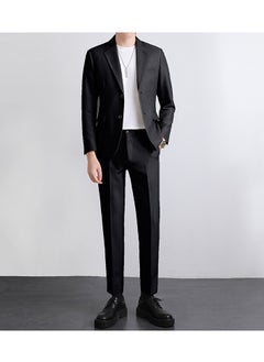 KUYING New Casual Slim Fit Suit Two-Piece Set  - Image 1