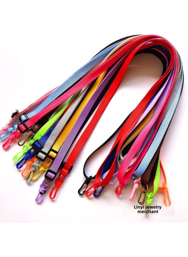Adjustable Length Candy Solid Color Mobile Phone Case Strap Shoulder Strap Crossbody Bag Cup Camera Universal Mobile Phone Lanyard-Specifications Support Image Upload:Purple - Image 2